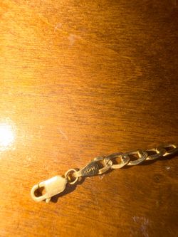 14k Gold Men Bracelet