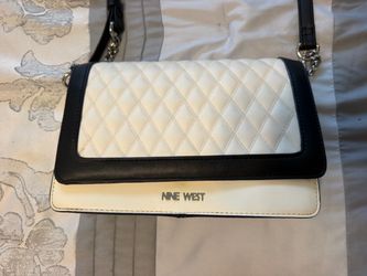 Nine West Black and White Bag