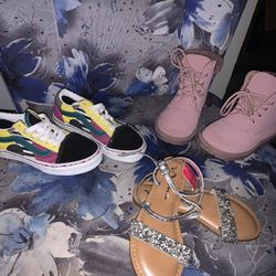 6 Pair kids Size 13 For $60