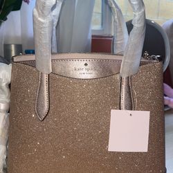 Kate Spade Pink Glitter Satchel 