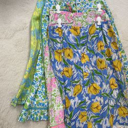 Multiple Spring Skirts/wraps