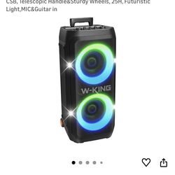 W-KING Portable Speaker Bluetooth Partybox, 370W MAX Pro