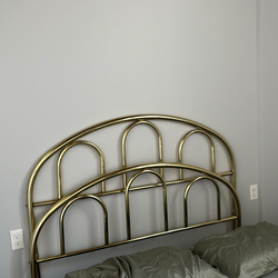 Queen Vintage head and footboard with frame