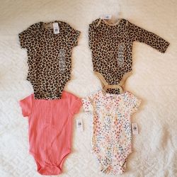Baby Girl Old Navy Bodysuits - Size 6-12 months
