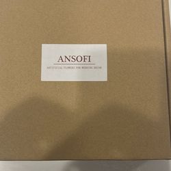 Ansofi Set of 6 Wine Red Boutonniere for Best Men Groom Groomsmen Burgundy Buttonholes