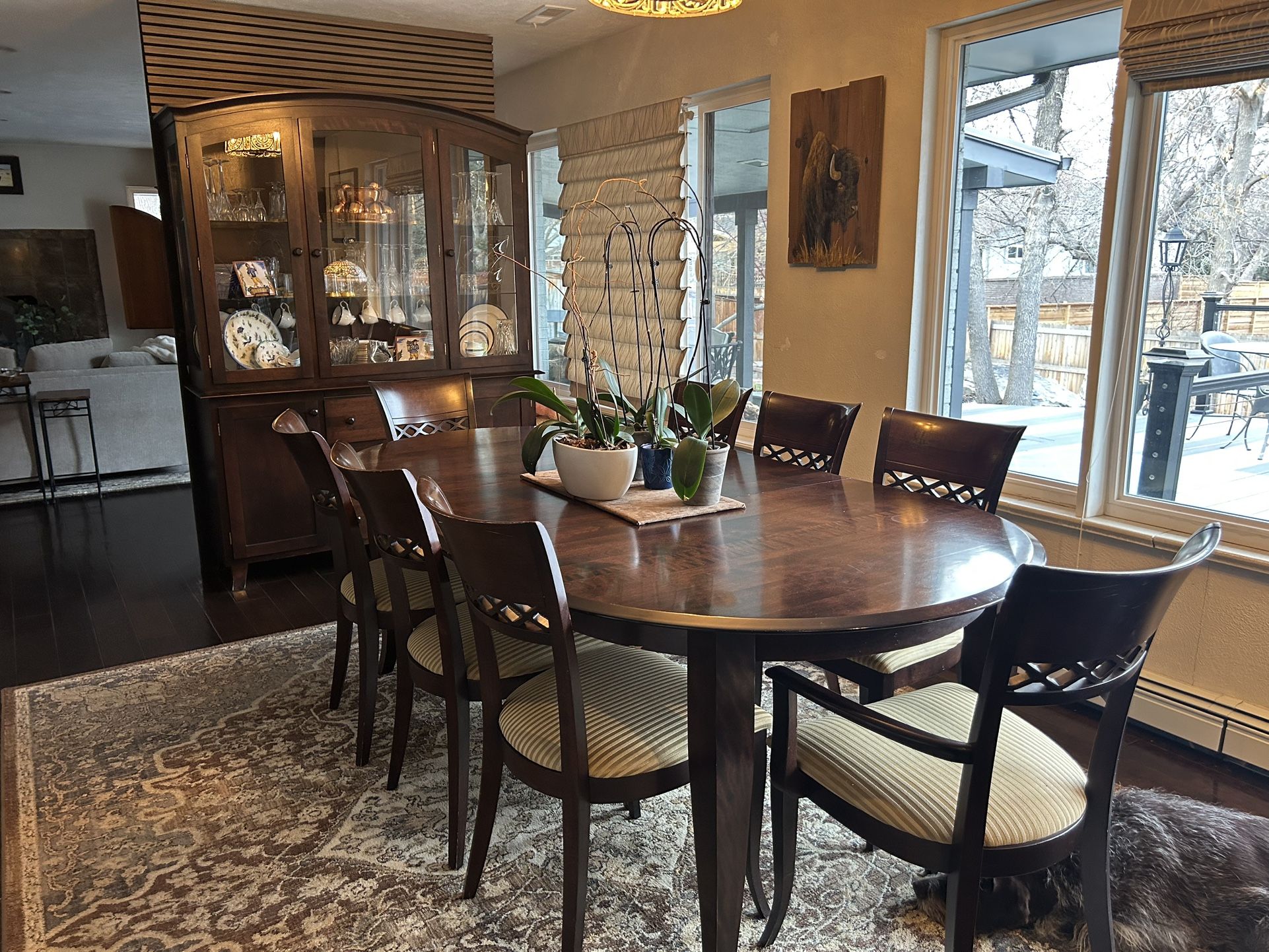 Dining Room Set -Table, Chairs & China Cabinet