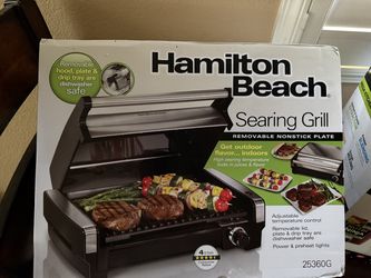 NEW Hamilton Beach Indoor Electric Searing Grill- Sealed Box
