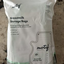 Brest milk storage bags