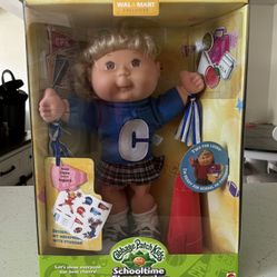 2001 Mattel Cabbage Patch Kids Schooltime Cheerleader Doll #50162 Walmart Exclusive 