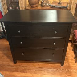 IKEA 3 Drawer Dresser Used BROWN