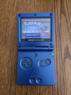 Gameboy gba sp with Pokémon game