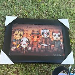 Chris Art Killer Lineup frame Halloween