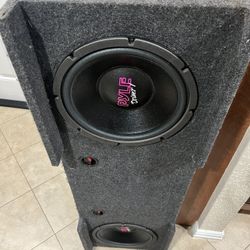 07/13 Chevy Or GMC Crew Cab Box With Two 12s 