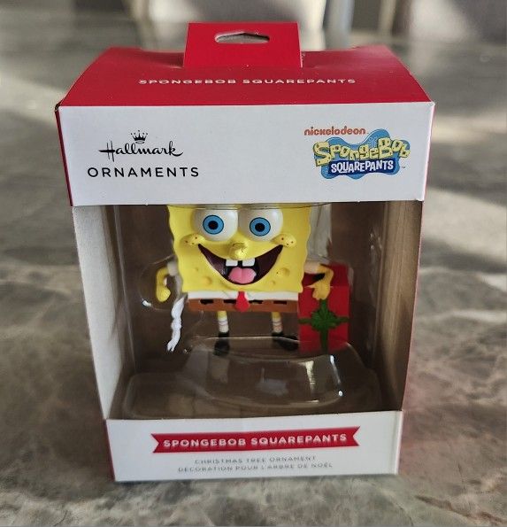 Hallmark 2023 SpongeBob SquarePants Ornament Nickelodeon Christmas