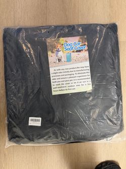 Dog Car Seat Cover Black
