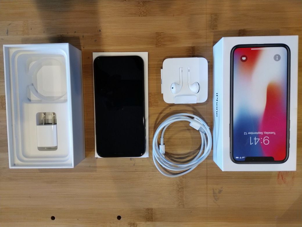 IPhone X, 256Gb, MINT with accessories (unused) and original box
