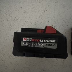 6.0 Milwaukee Battery’s 