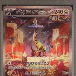 PSA 10 GEM MINT JAPANESE POKEMON 2024 RAGING BOLT EX 095/071 SV5K WILD FORCE NR