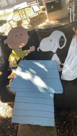Peanuts Snoopy Baby Shower Cutouts Party