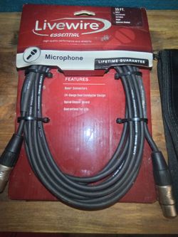 Livewire essentials 15ft microphone cable