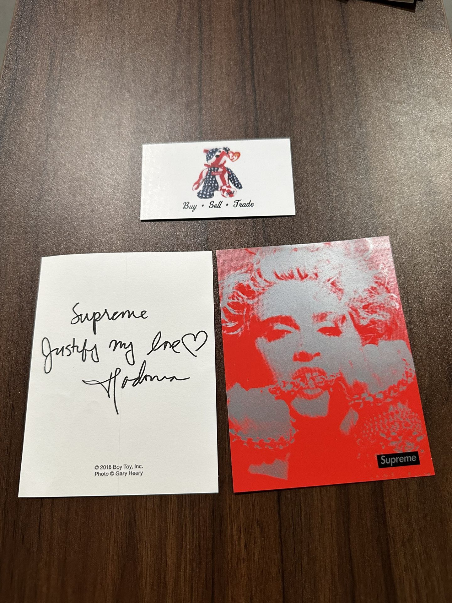 Supreme Madonna Sticker