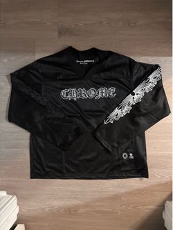 Chrome Hearts black mesh warm up jersey sleeve