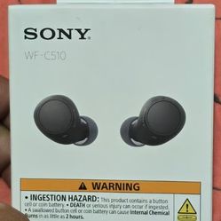 Sony WF-C510 Truly Wireless Earbud Headphones, Black