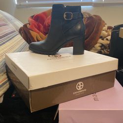 Memory Foam Leather Booties