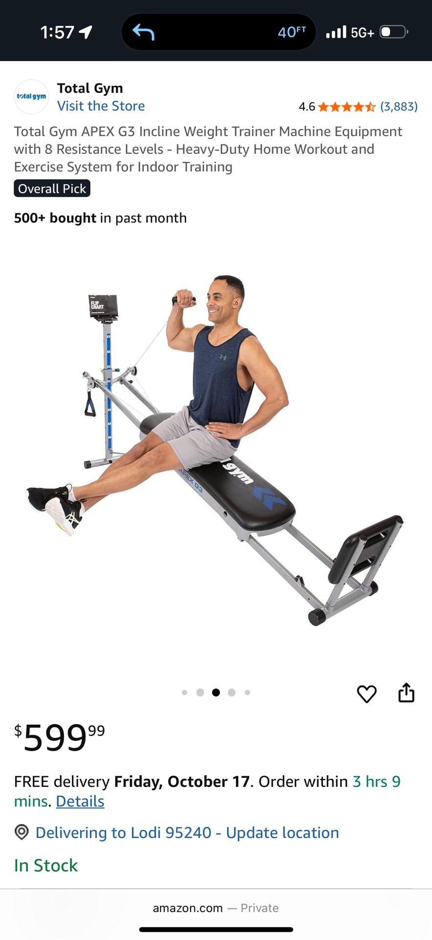 🏋️♂️ Bayou Fitness Total Gym – Like New!