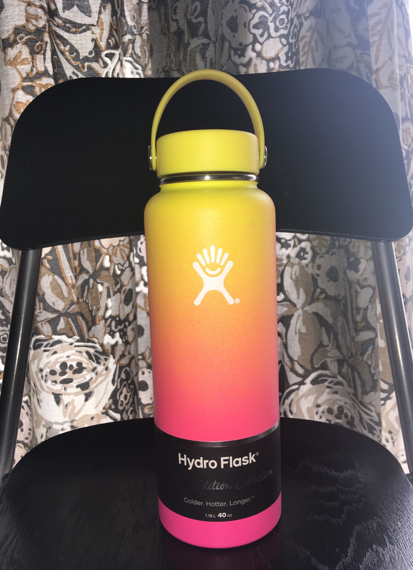 808 HI-DR8 Hydro Flask, 40oz, Yellow/Pink Ombre — Leilanis Attic