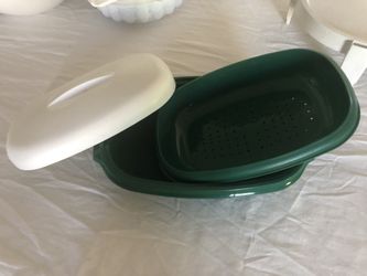 Steamer W/divider Tupperware