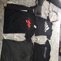 Nike And Adidas Men’s T-shirts Medium Hollister Shorts