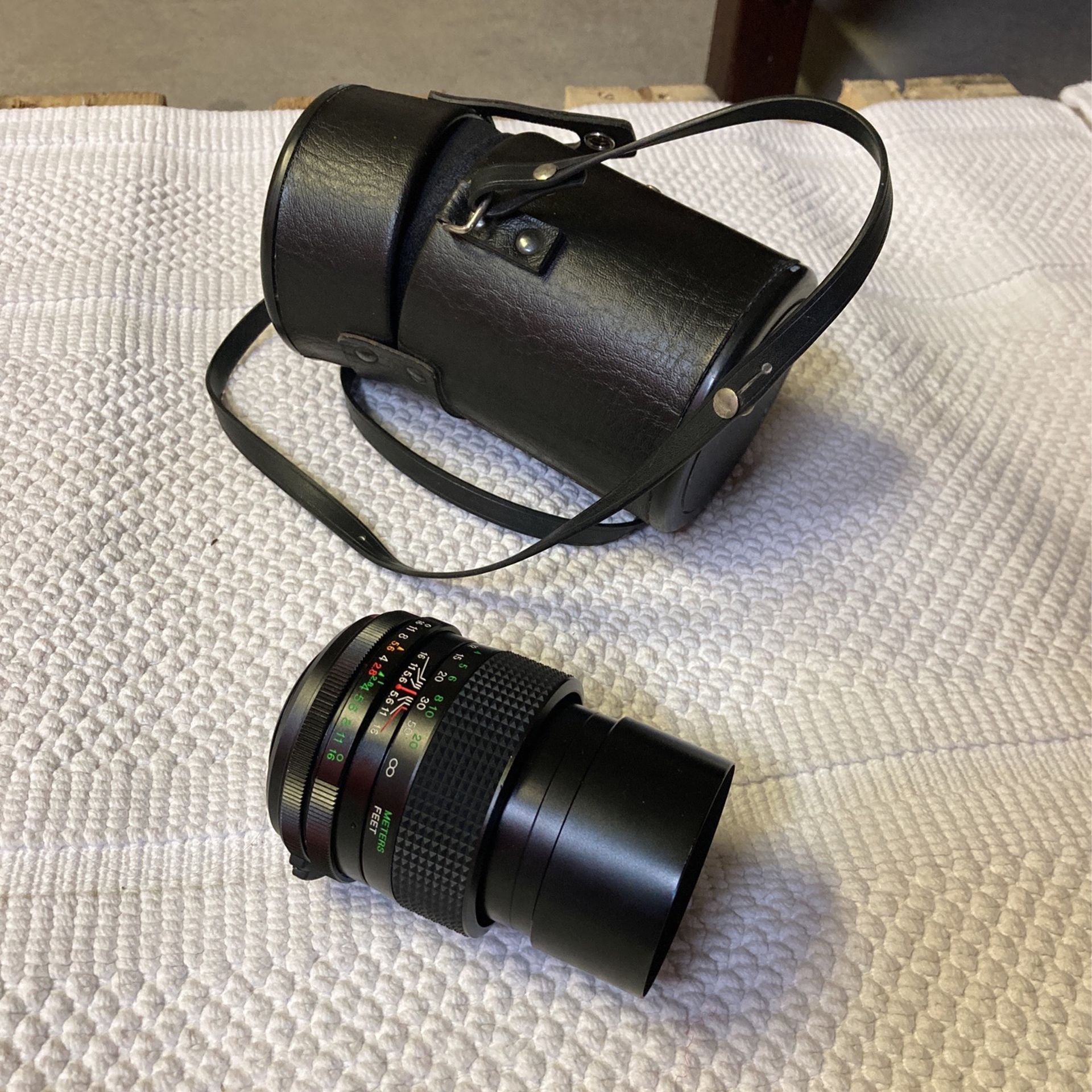Camera Lense and Case