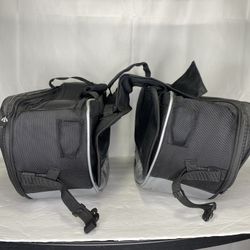 Cortech Sport Motorcycle Saddlebags Black