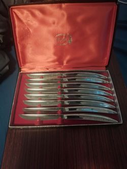 Vintage knife set carvel hall