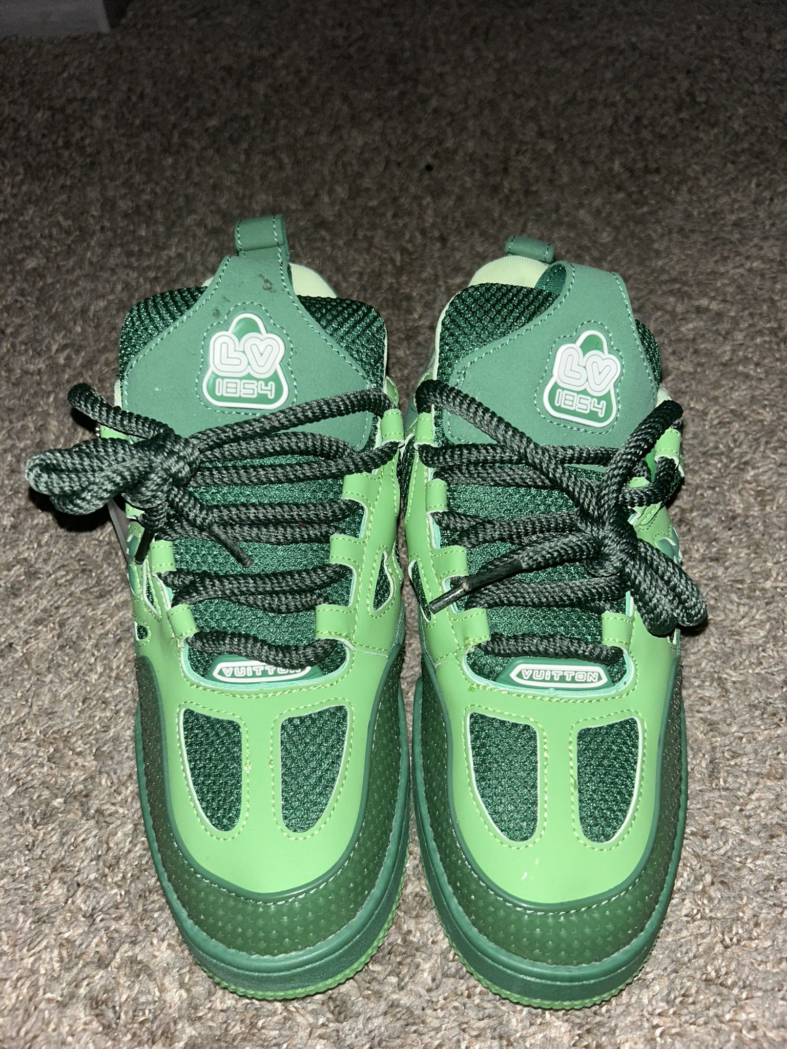 Green Louis Vuitton LV Skates
