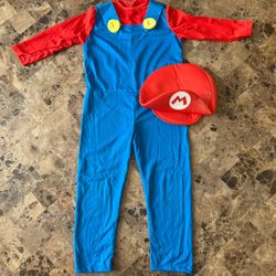 Super Mario Bros Halloween Costume Small size 4-6