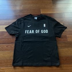 Size Small Black Fear Of God X Nike NBA shirt
