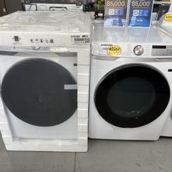 NEW🚨Stackable Washer and Gas Dryer Set🔥
