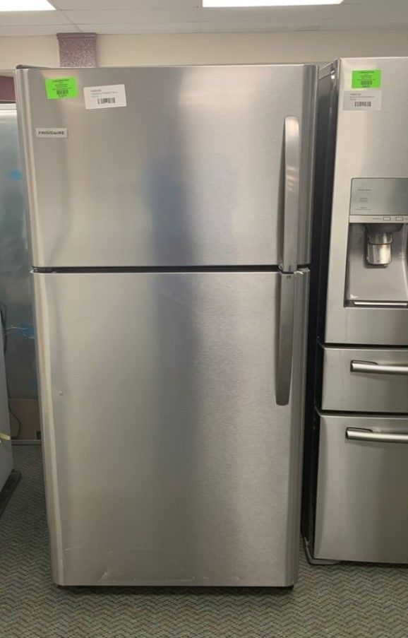 shops outlet Frigidaire 18cu top ft & Frigidaire bottom Stainless in