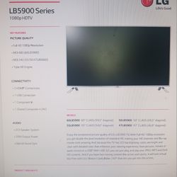 LG 47" TV