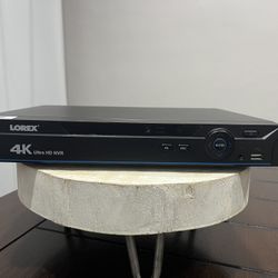 Lorex LNR6108-N 8-Channel 4K Ultra HD NVR IP Security System 2TB HDD PoE Untested