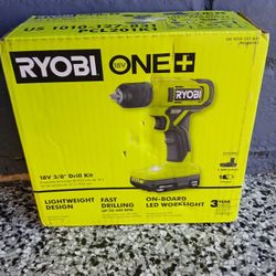 Drill Ryobi 18v Battery And Charger Included 