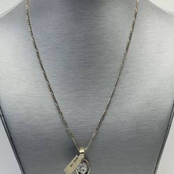 Gold Chain With Charm 14k 20 Inches