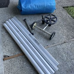 Pool Cover With Roller 