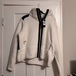 White and Black (Under Armor) Jacket for Women 