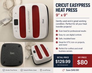 Cricket mini heat press