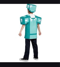 Minecraft Diamond Armor Kids Costume