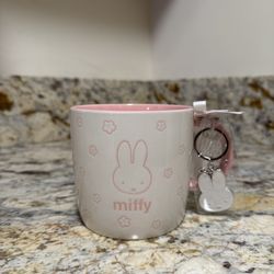 Miffy Sakura Mug w/ Keyring