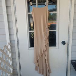 Kitty tan dress size Small
